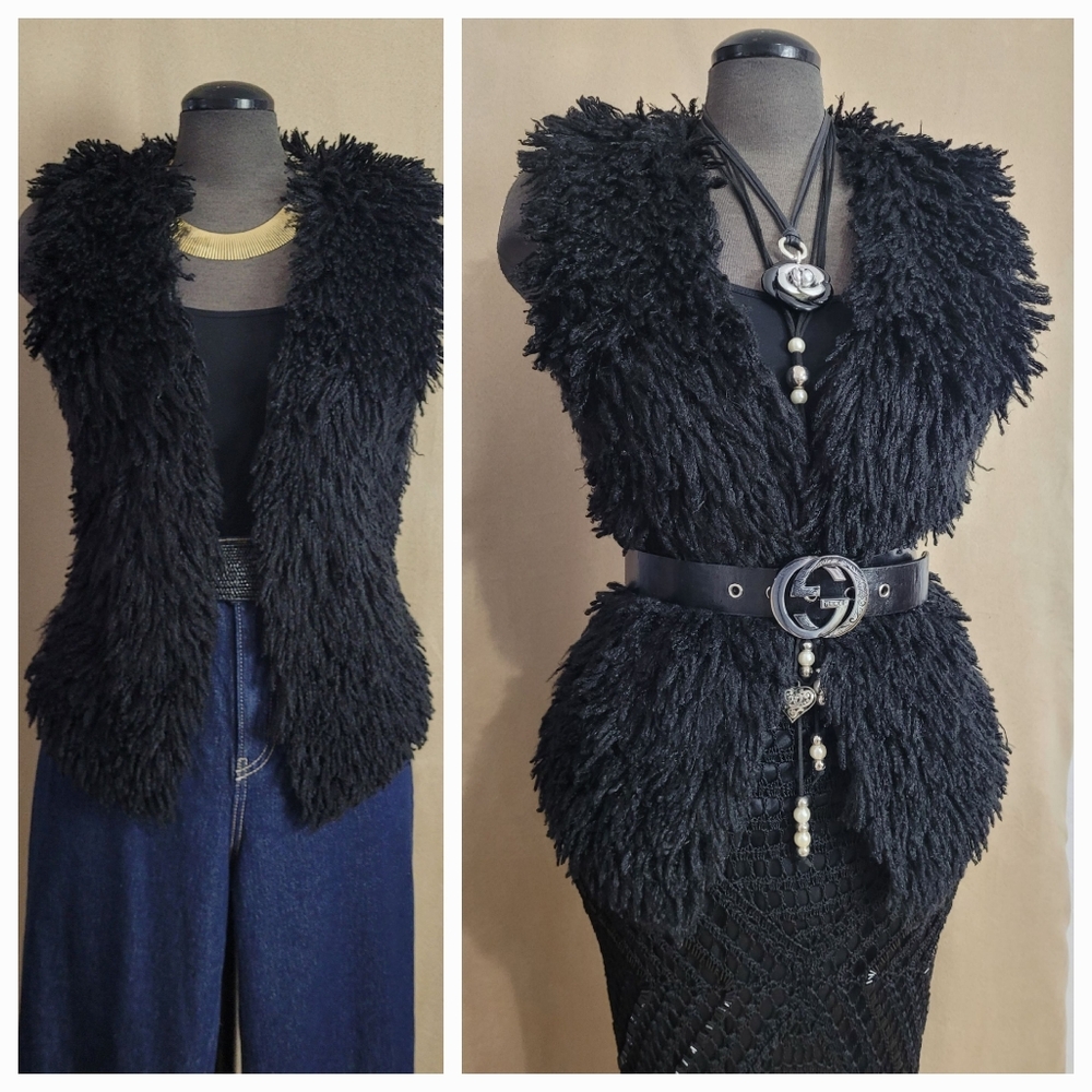 Chic Shaggy Vest / M / L